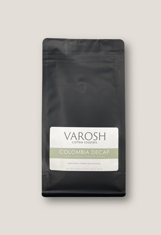 VAROSH Colombia Decaf Single Origin Coffee Beans