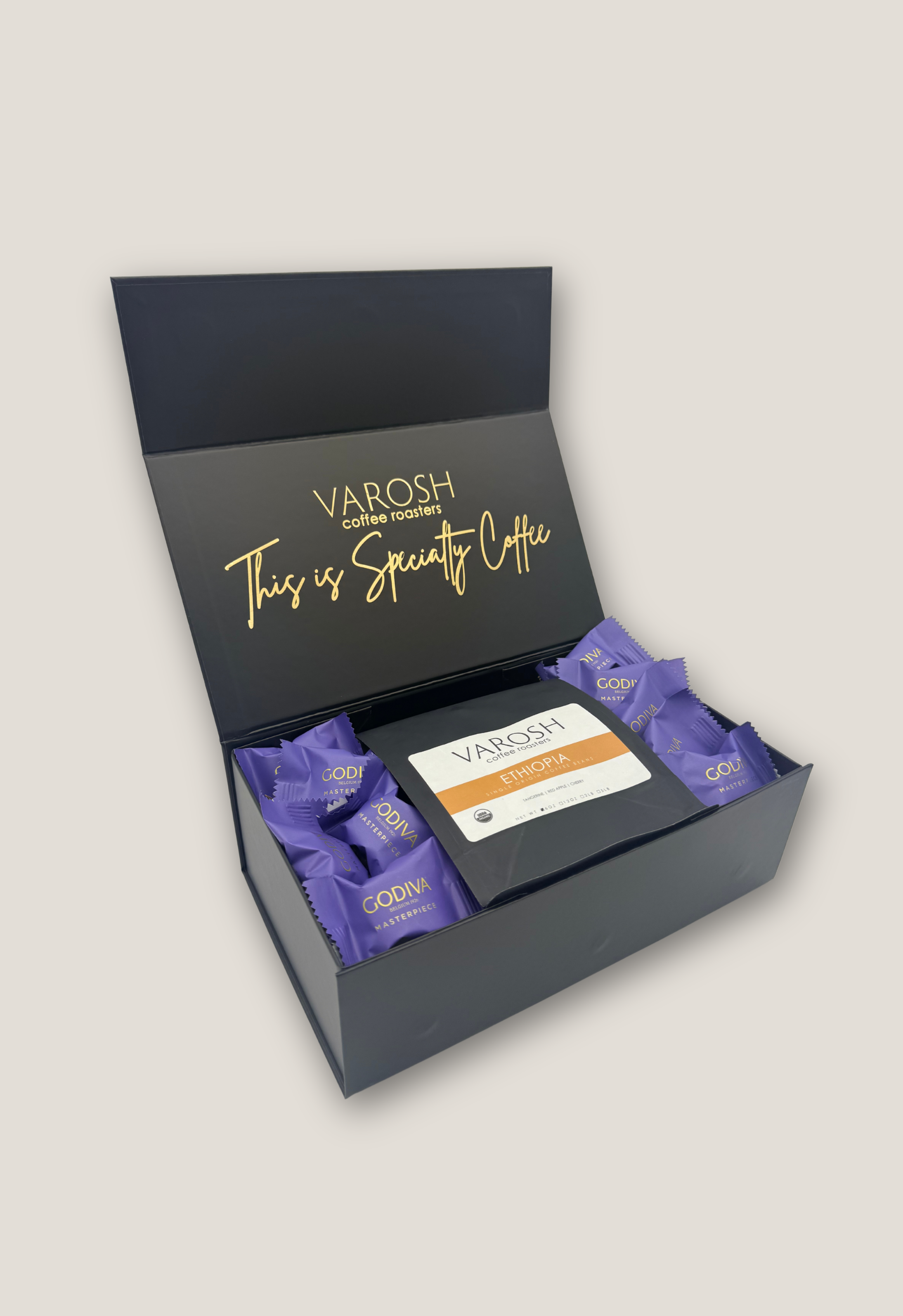 Coffee & Godiva Dark Chocolate Gift Set – VAROSH Coffee Roasters