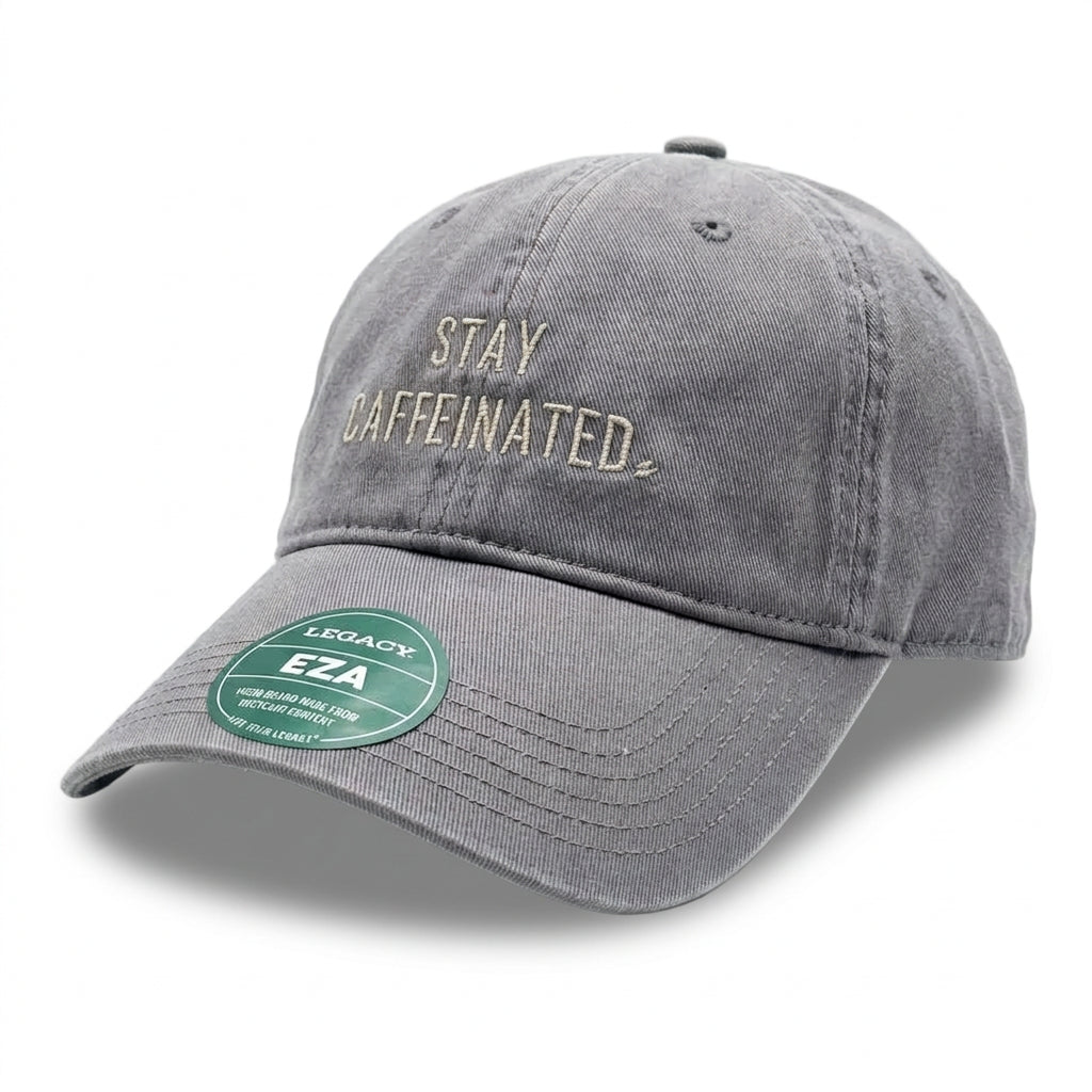 STAY CAFFEINATED Hats (Gray)