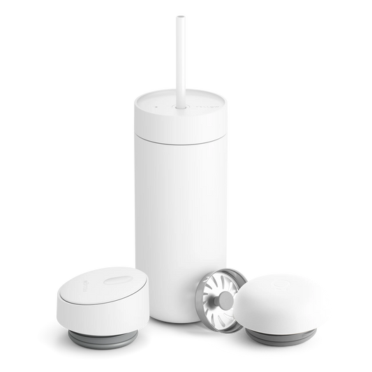 Carter Travel Mug 3-in-1 Lid System Matte White