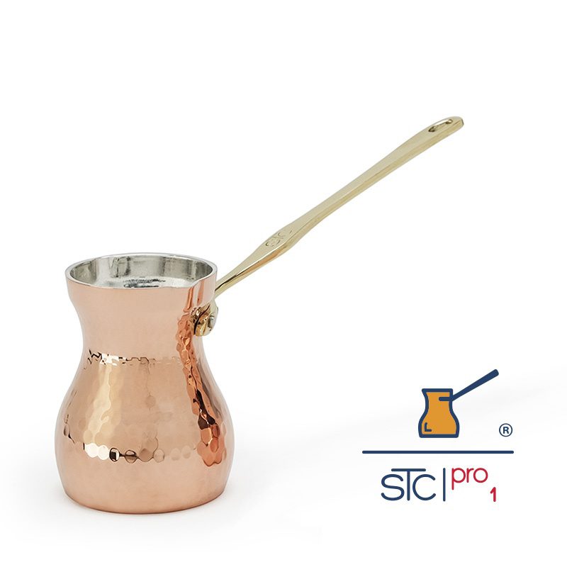 STC Pro 1 Handcrafted Copper Cezve Ibrik Pot for 1 cup