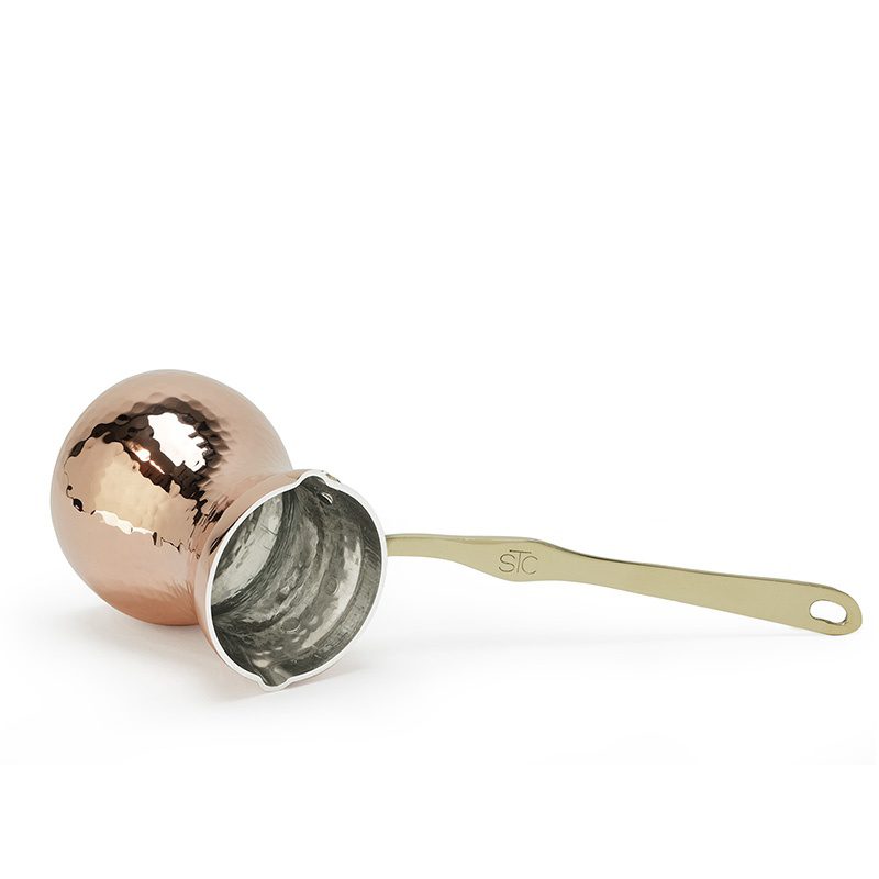 STC Pro 2 Handcrafted Copper Cezve Ibrik Pot for 2 cup